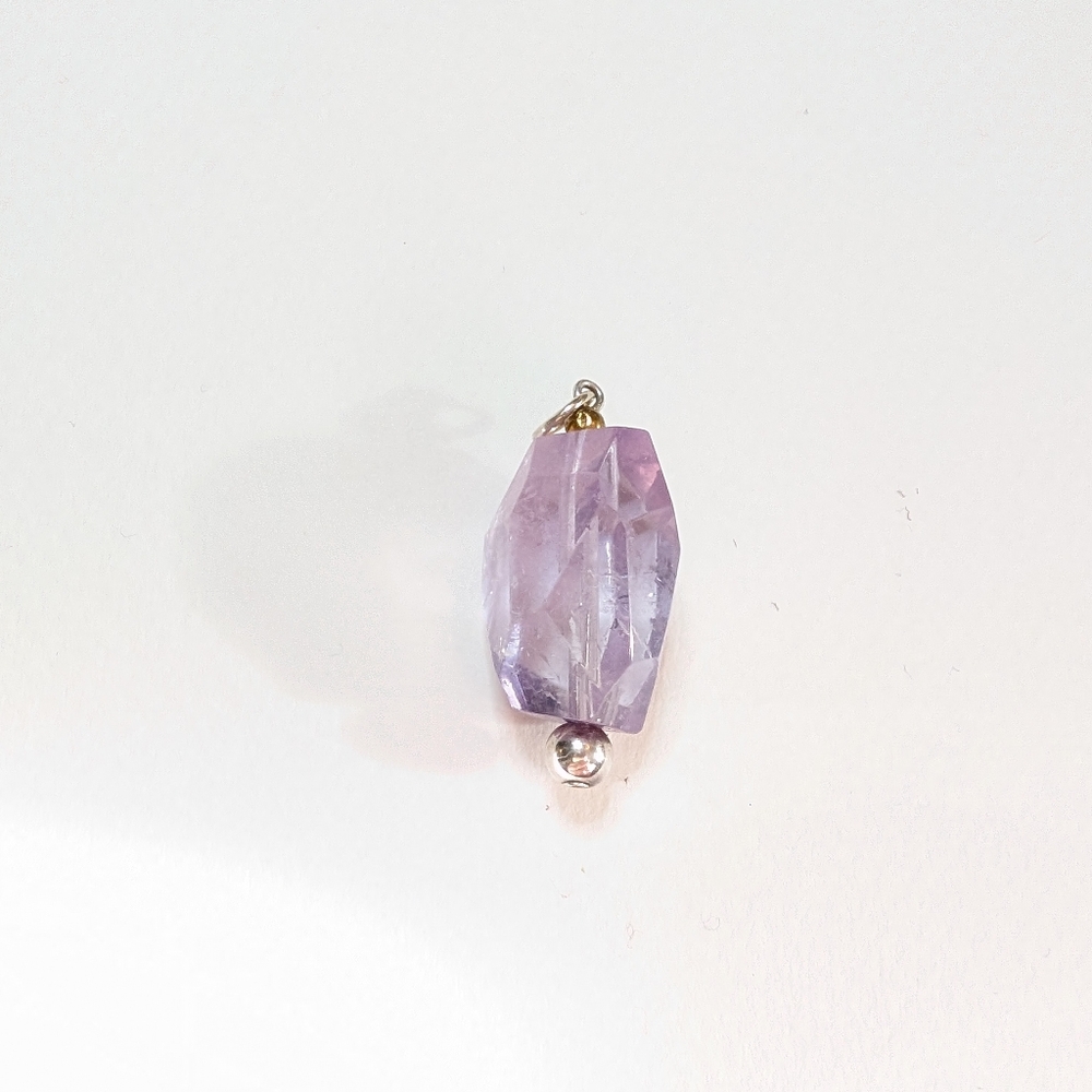 Faceted Amethyst Pendant